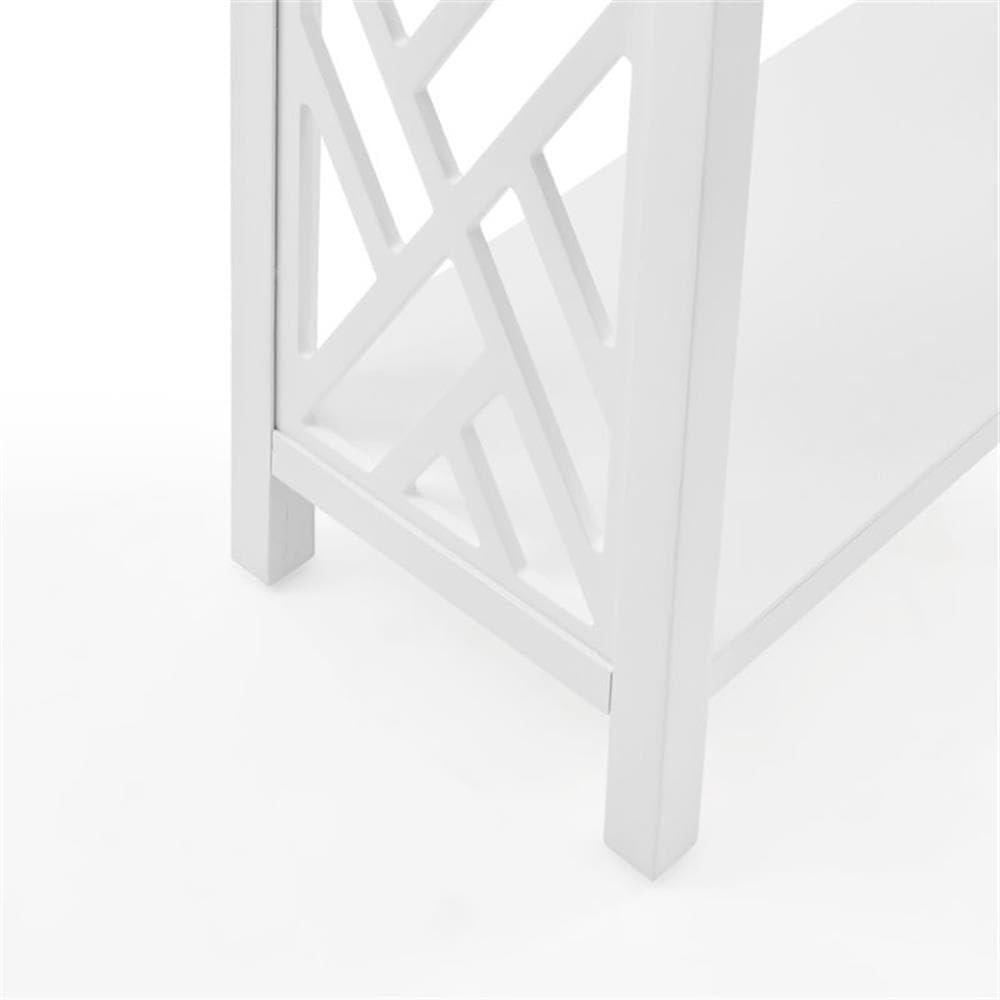 Alaterre Furniture Coventry 32" Pine Wood Console Table with Drawer and Shelf