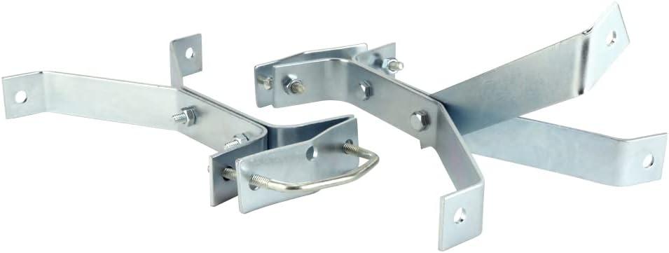 Heavy-Duty Wall Brackets for Mounting TV Antenna / Satellite Dish Mast — Skywalker Brand