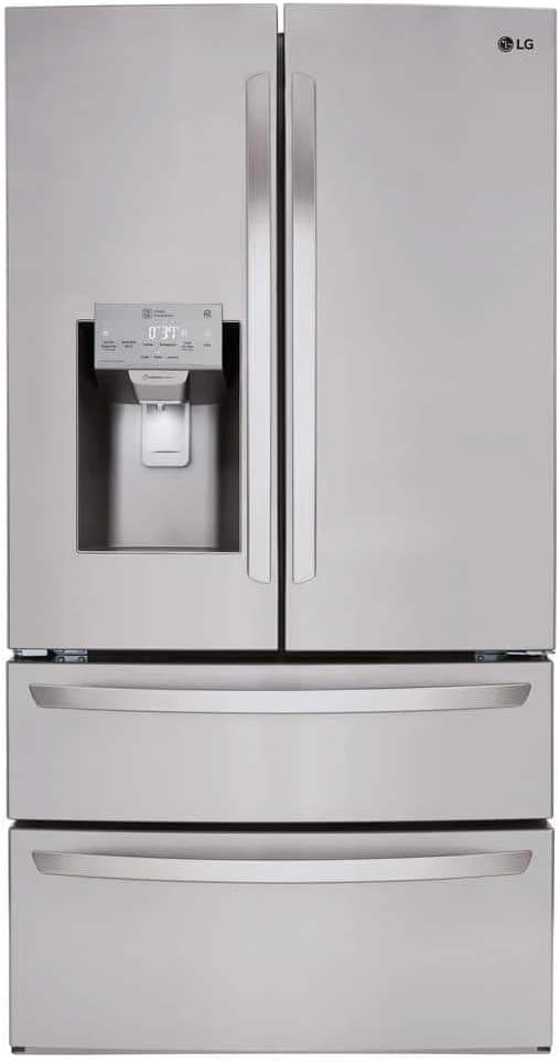 Stainless Steel Smart French Door Refrigerator with Ice Maker