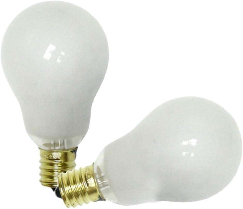40W Frosted Warm White Incandescent A15 Light Bulbs