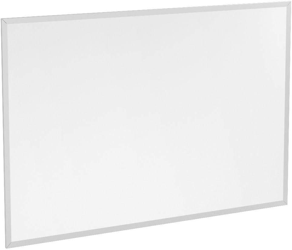 20"X30" inch Clear Rectangle Beveled Polish Frameless Wall Mirror with Hooks