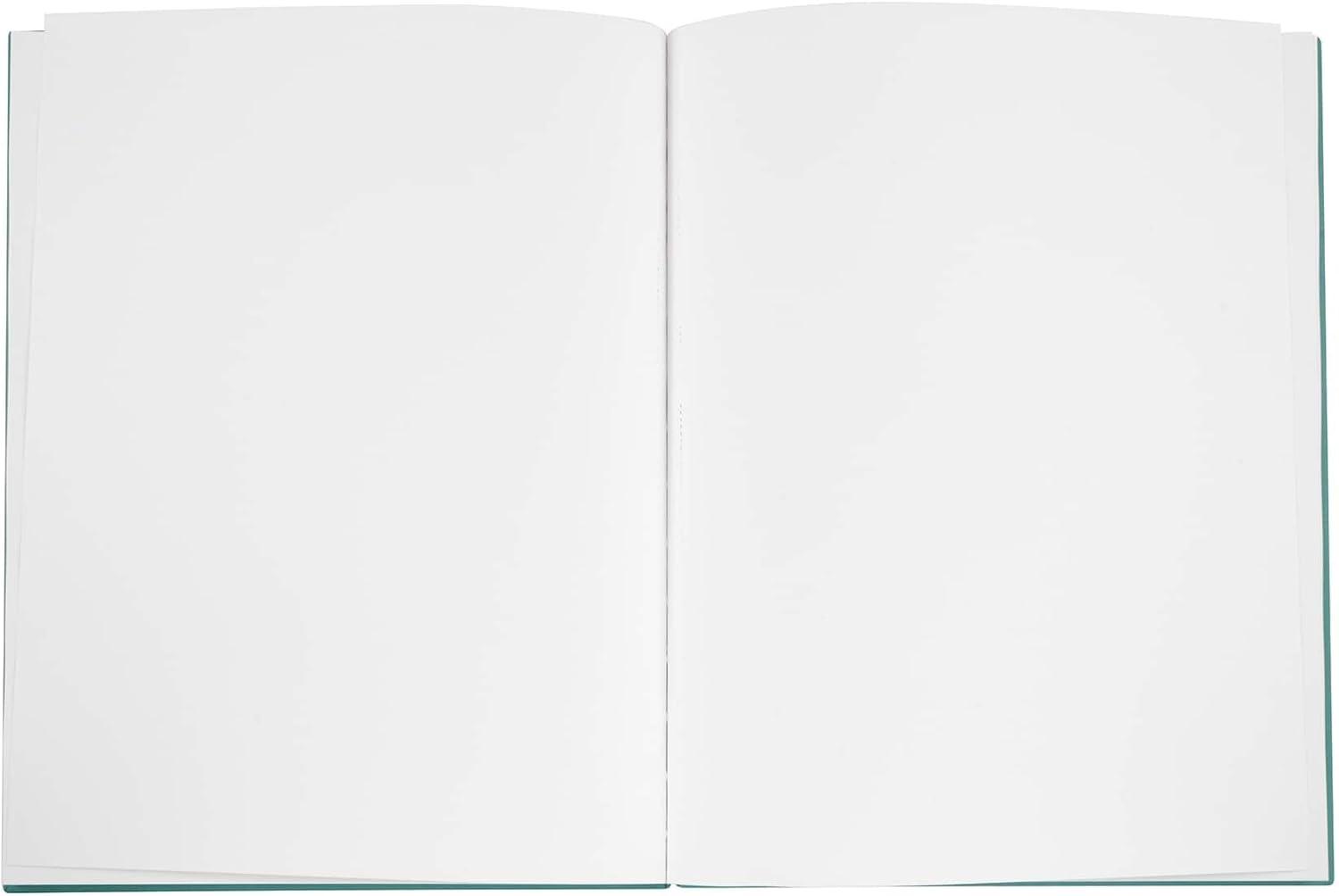 Teal Lay Flat Spineless Hardcover Sketchbook by Artist's Loft - Acid Free and Smudge Resistant Paper, Sketch Pad for Drawing, Sketching, Writing - 1 Pack