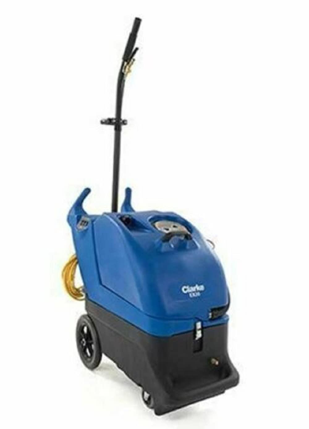 Blue Stainless Steel Commercial Carpet Washer with Integrated Drain