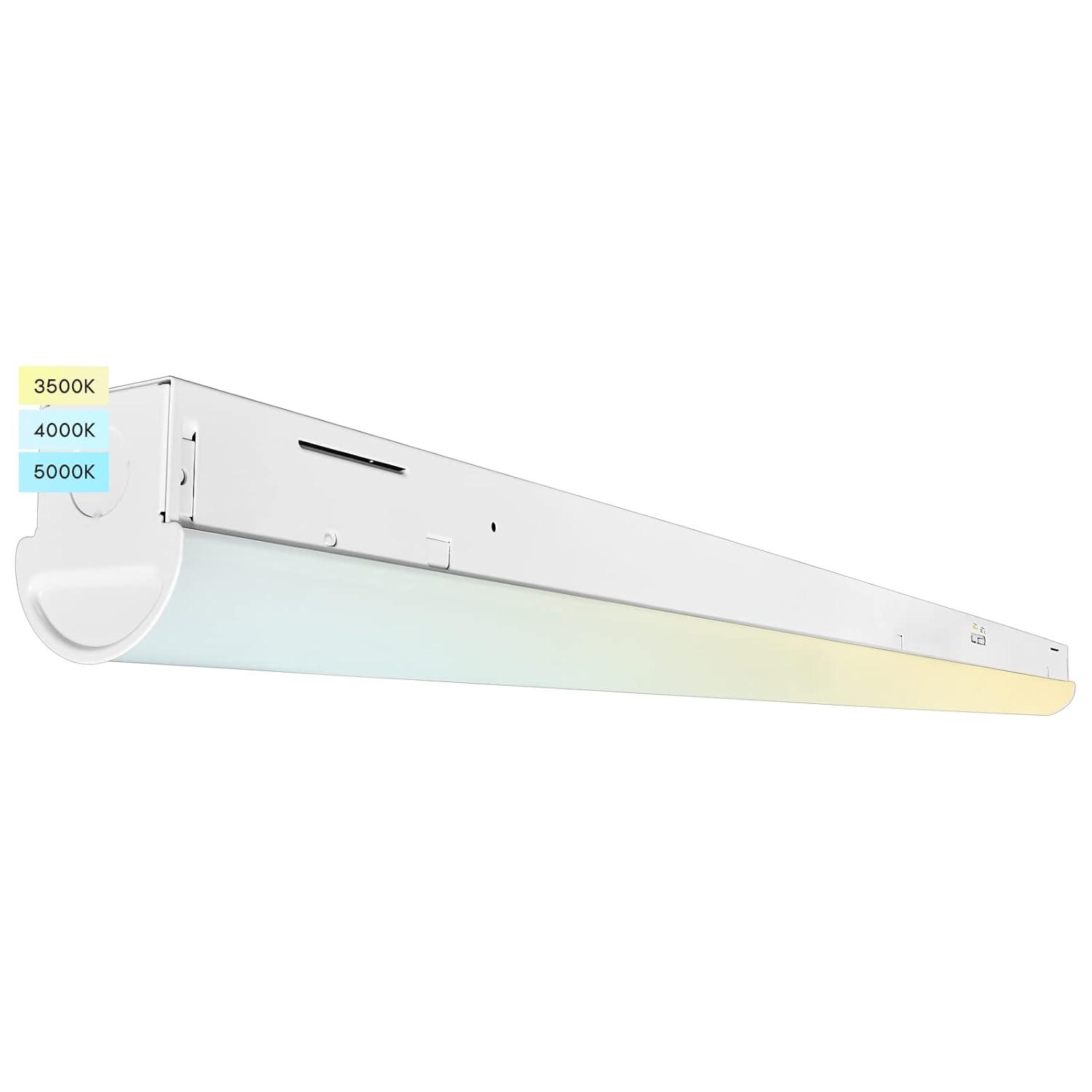 Luxrite 4' Selectable CCT Linear LED Shop Light