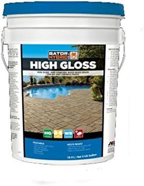 Gator Hybrid High Gloss White Concrete Sealer 5 Gallon