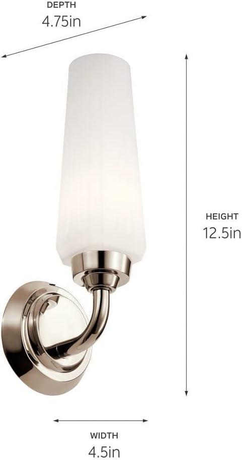 Kichler Truby 12 1/2" High Polished Nickel Wall Sconce