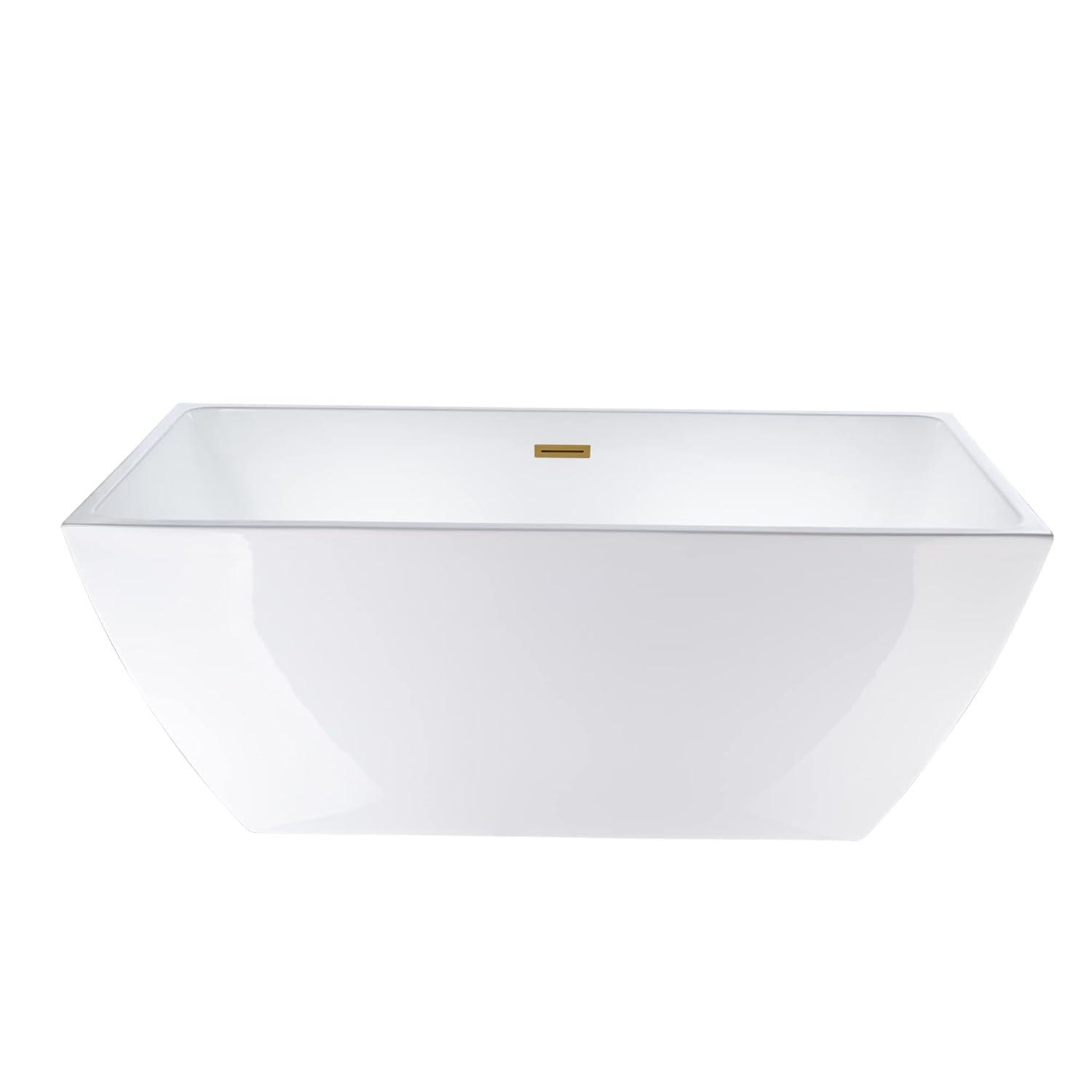 Lydia 59" x 30" Freestanding Soaking Bathtub