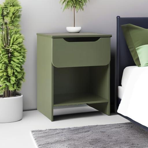 Jaqualine 1-Drawer Nightstand with Storage Cubby