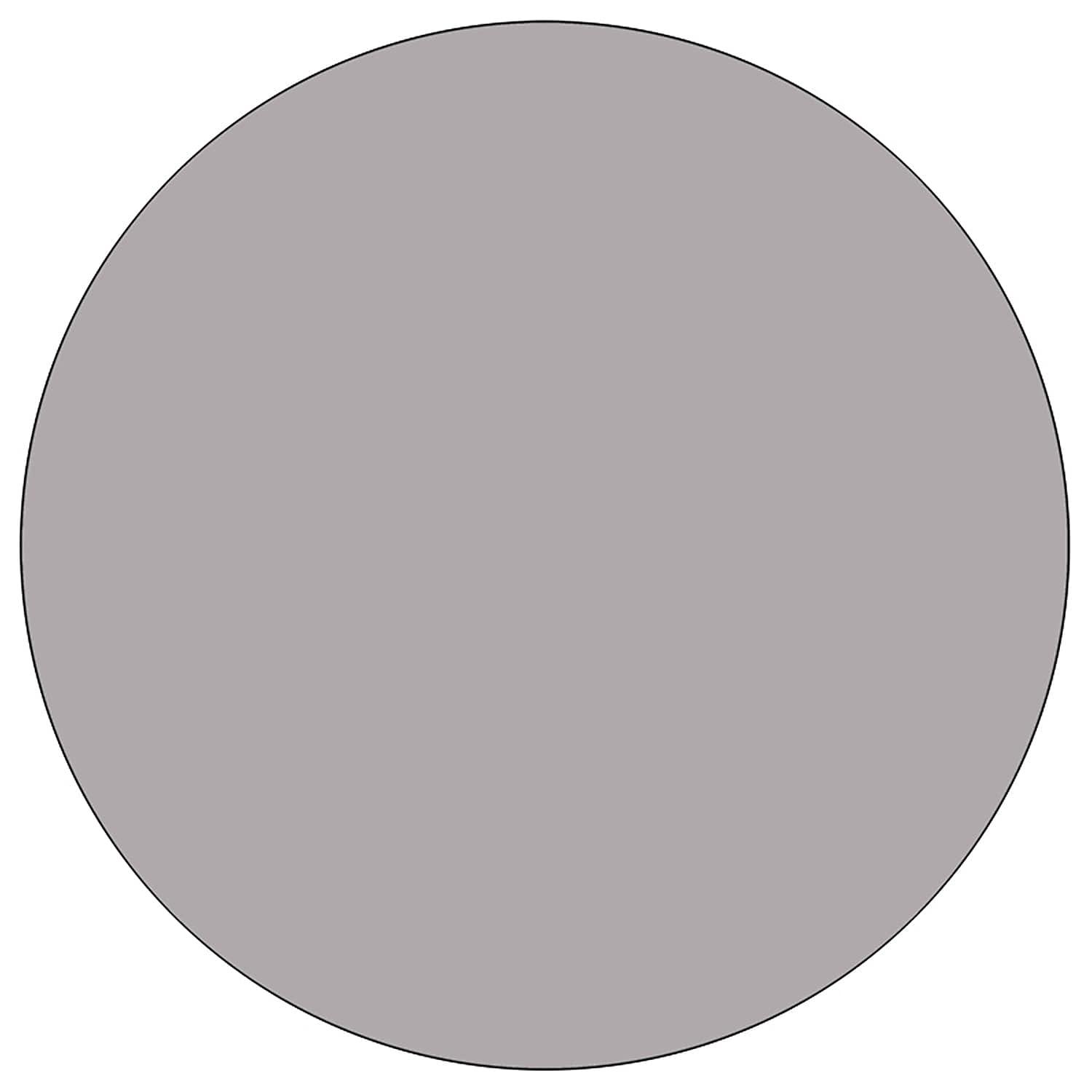 Flash Furniture Goddard 42'' Round Thermal Laminate Activity Table - Adjustable Legs