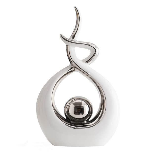 Home Decor Modern Abstract Art Ceramic Statue Table Decorations for Dining Room Living Room Office Centerpiece