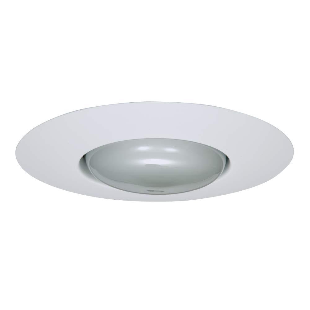 6'' White Open Recessed Trim
