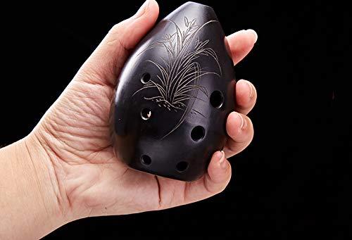 Professional Chinese Flute Xun Instrument Ceramic Ocarina Ancient Xun Instrument Ceramic Ocarina