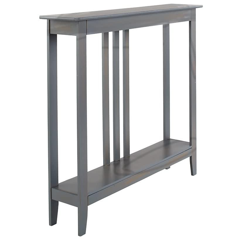 The Lakeside Collection Slim Space-Saving Accent Tables - Gray