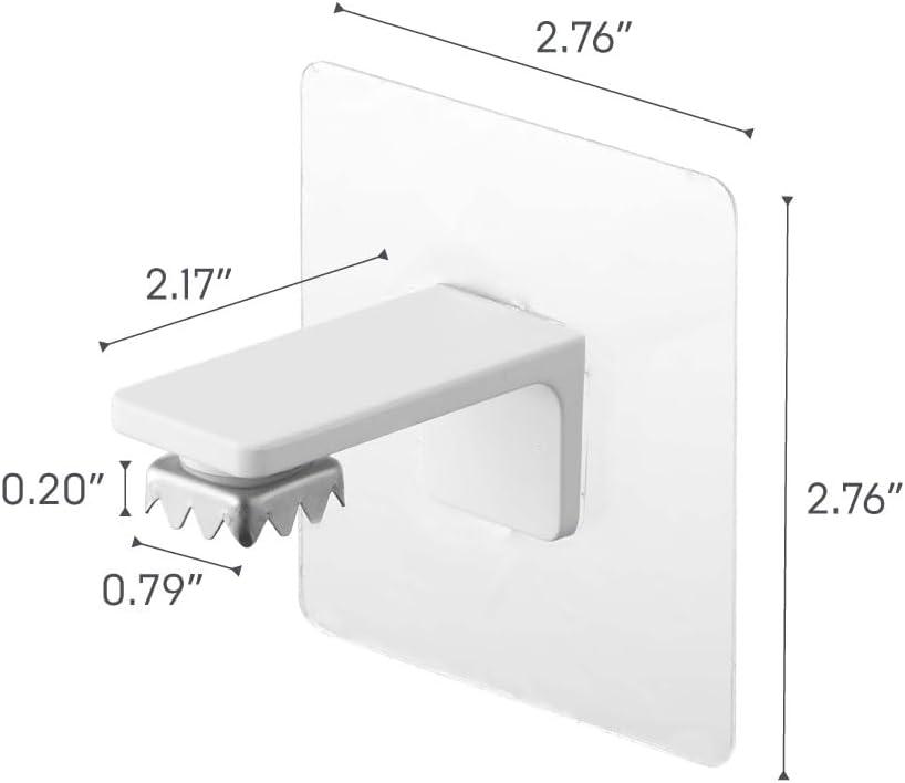 Yamazaki Home Traceless Adhesive Magnetic Soap Holder, ABS Plastic, Holds 0.55 Lbs