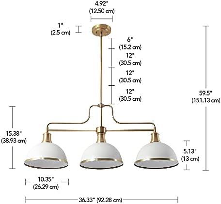 Beckett 3 - Light Dimmable Cylinder Chandelier