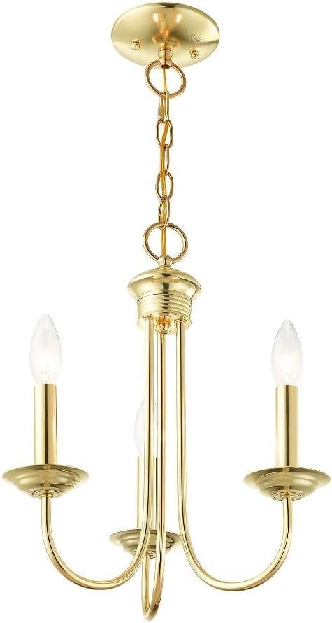 Livex Lighting Estate 3 - Light Chandelier in  Brushed Nickel