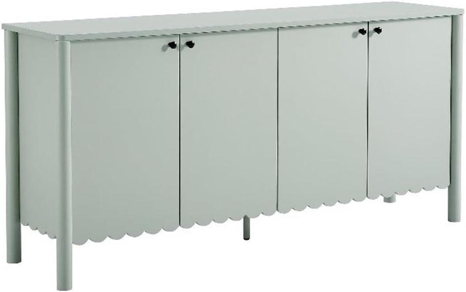 Modway Emmeline 66" 4-Door Scalloped Sideboard Cabinet