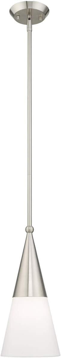 Livex Lighting Stockholm 1 - Light Pendant in  Brushed Nickel