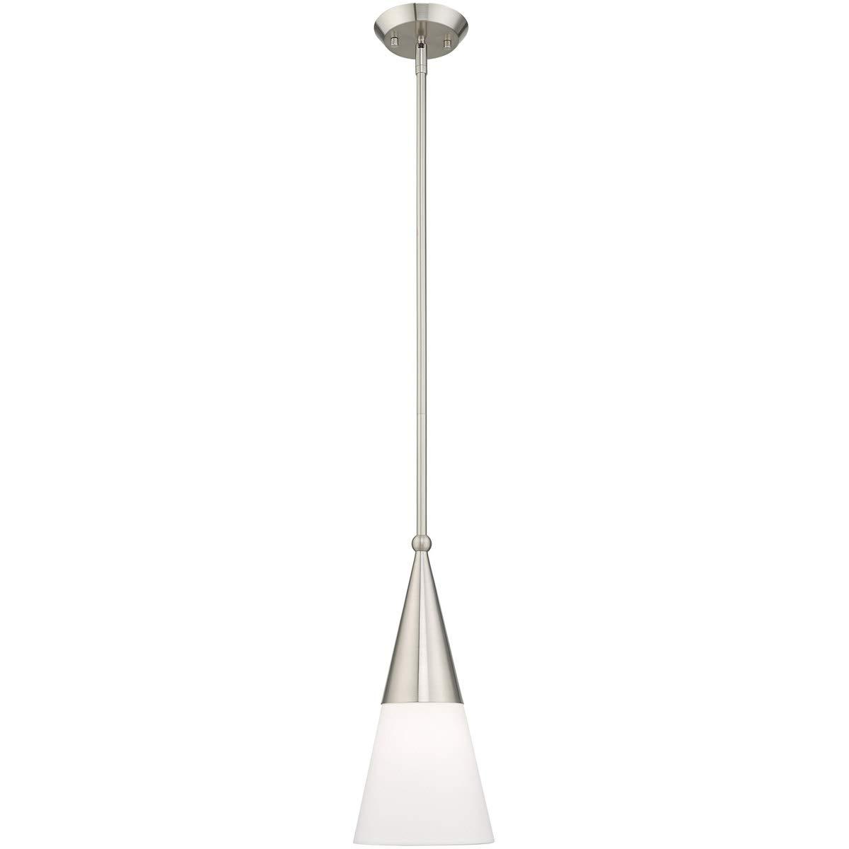 Livex Lighting Stockholm 1 - Light Pendant in  Brushed Nickel