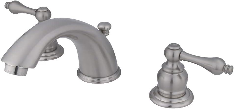 Kingston Brass KB972AL Victorian Widespread Bathroom Faucet, Polished Brass