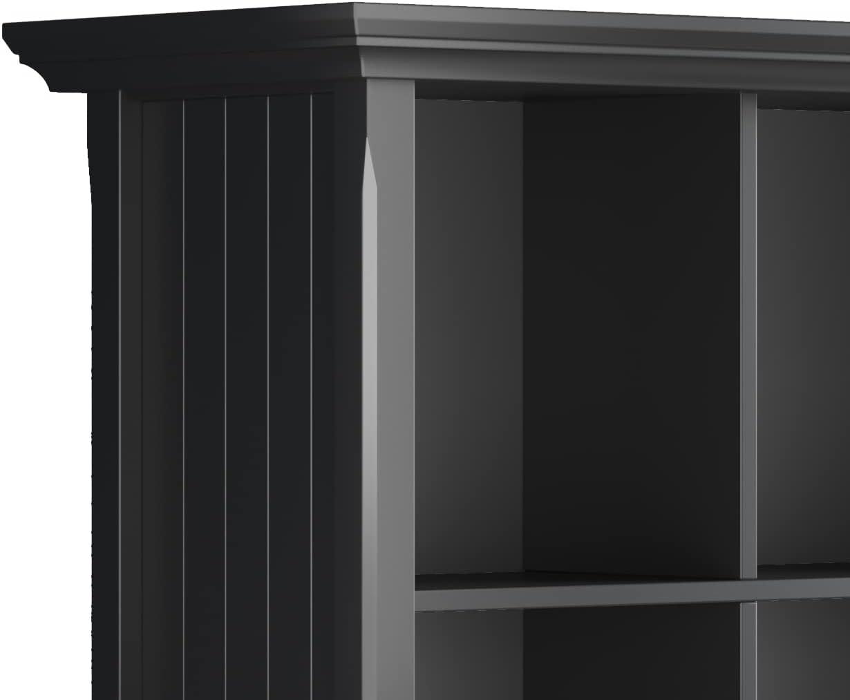 Simpli Home Acadian 57"W Solid Wood Storage Console Table