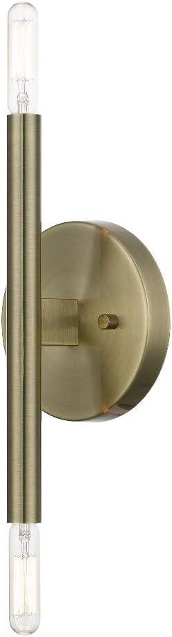 Livex Lighting Copenhagen 2 - Light Wall Light in  Antique Brass