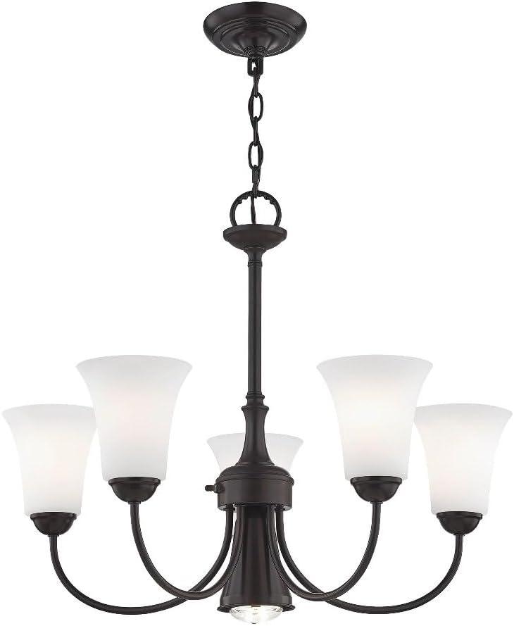 Traditional Five Light Chandelier-Antique Brass Finish Bailey Street Home 218-Bel-2255990