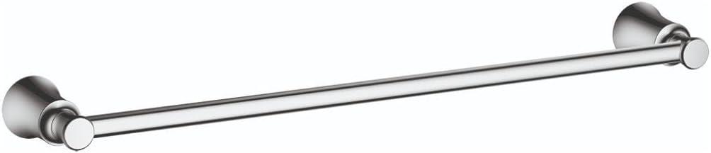 Joleena 24" Chrome Wall Mounted Towel Bar