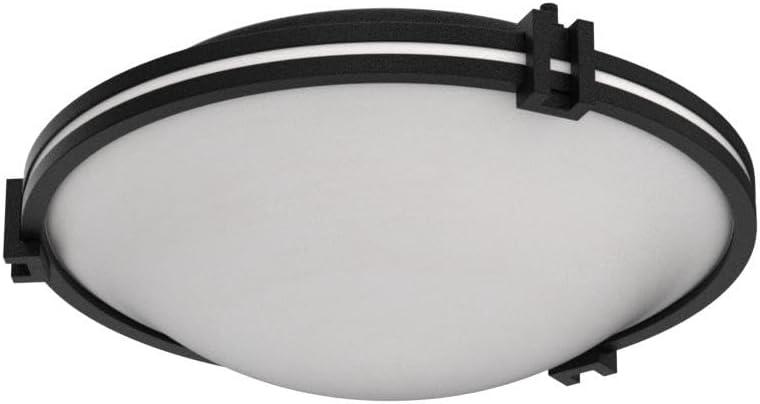 Possini Euro Design Modern Ceiling Light Flush Mount Fixture 16 3/4" Wide Oil Rubbed Bronze 3-Light Marbleized Glass Bowl for Bedroom Kitchen Hallway