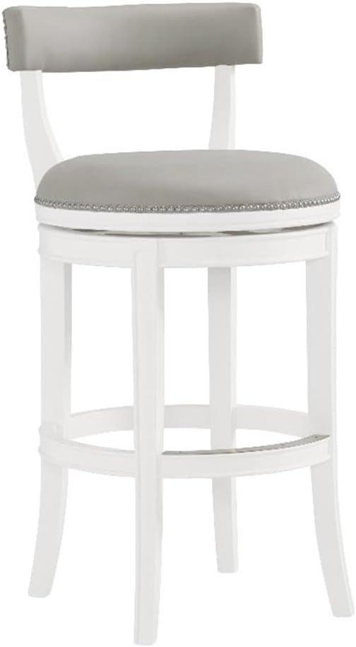 Hanover Solid Rubber Wood Swivel Counter And Bar Stool