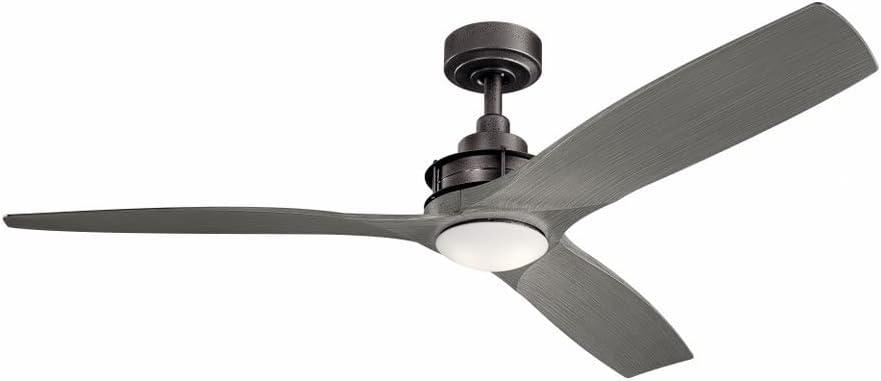 Kichler 300356 Ried 56" 3 Blade Indoor / Outdoor Ceiling Fan - Anvil Iron