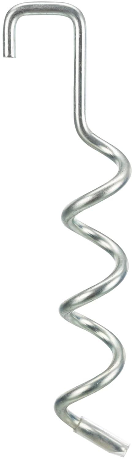 TRIXIE TRIXIE Deluxe Kennel Heavy Duty Steel Ground Stakes, Twist, 3 pc (Set of 3)