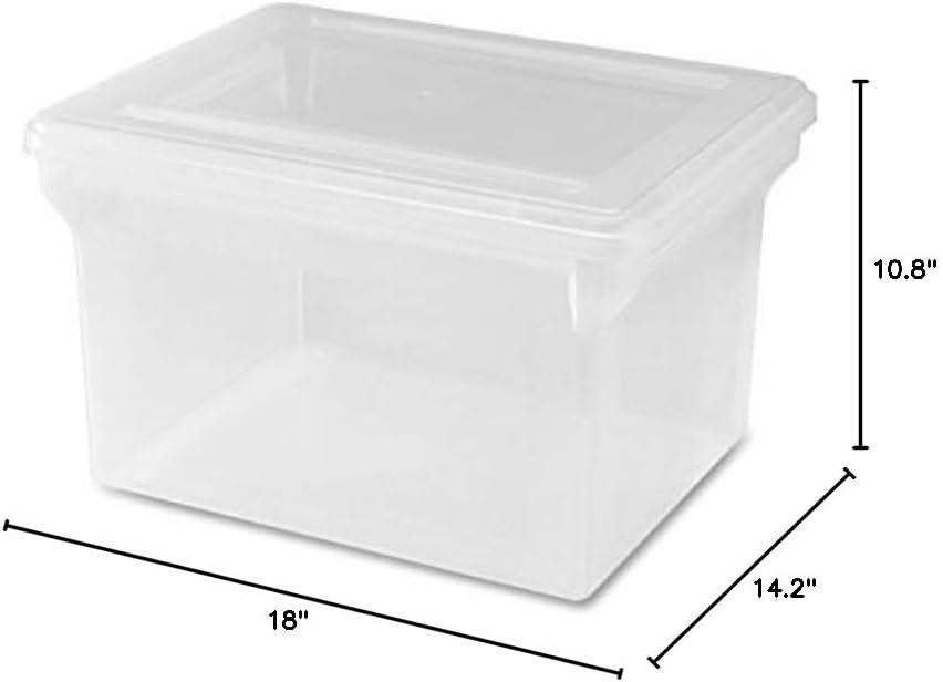 Legal / Letter Plastic File Box