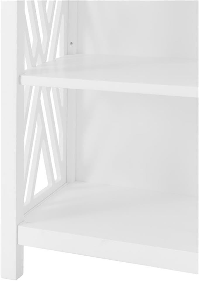 Alaterre Furniture 16"x48" Coventry Bath Storage Shelf White