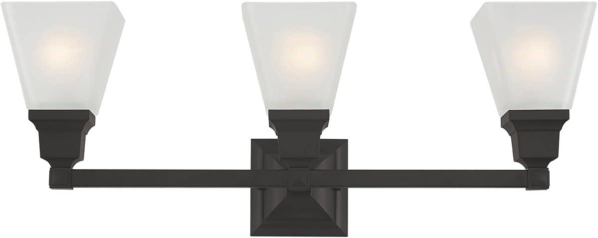 Livex Lighting Mission 3 - Light Vanity in  Bronze