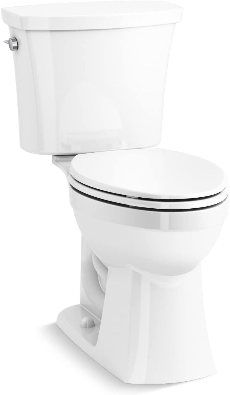 Kelston Comfort Height Two-Piece Elongated 1.28 Gpf Toilet With Left-Hand Trip Lever