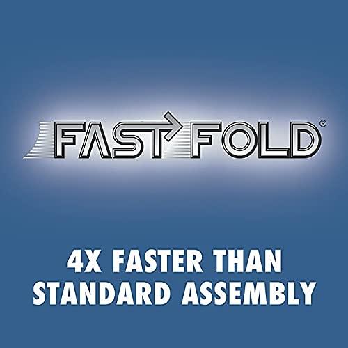 Bankers Box® FastFold Stor/File Lid Box, Legal, 15 x 24 x 10, White/Blue, 4/Ctn