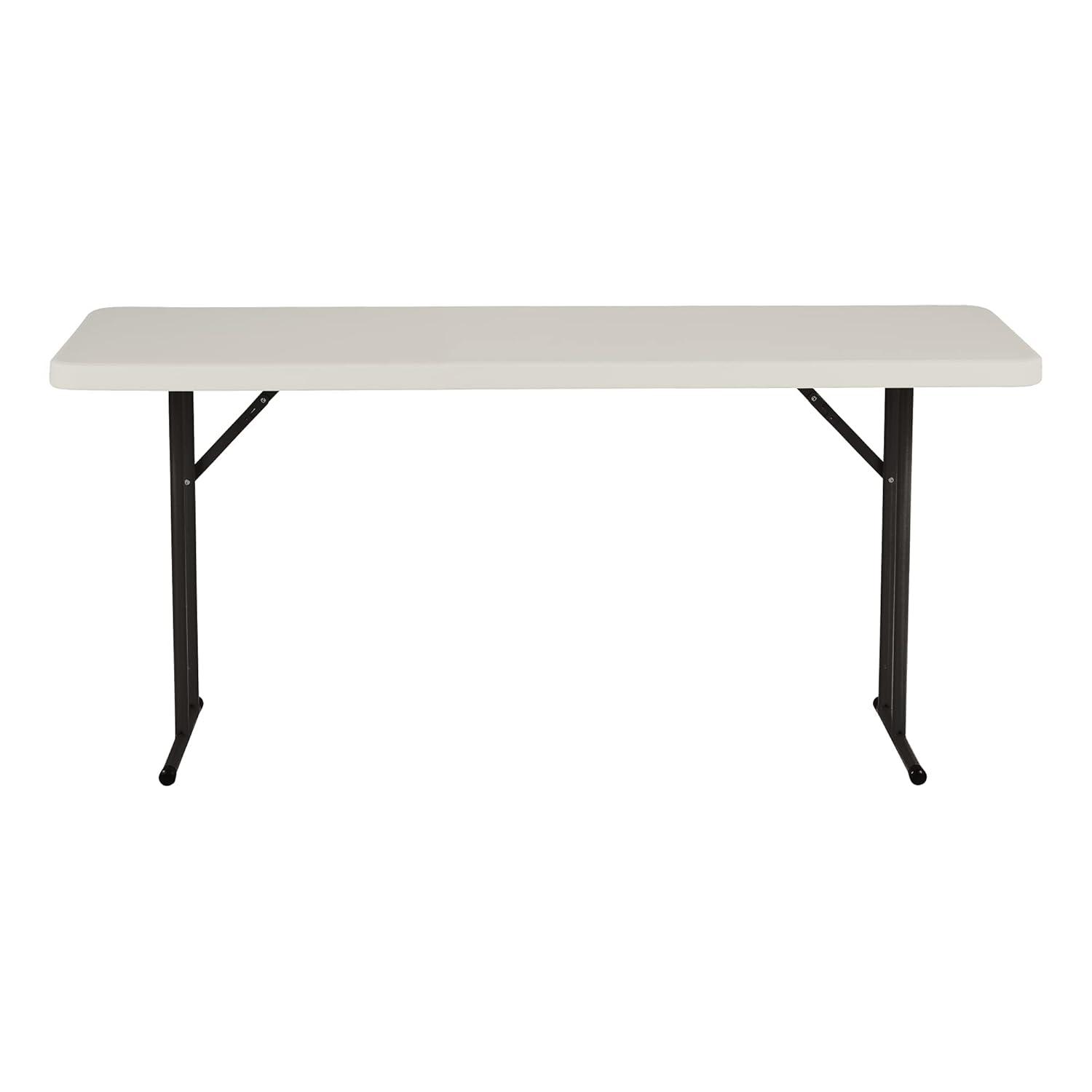 Rectangular Blow-Molded Plastic Folding Training Seminar Table