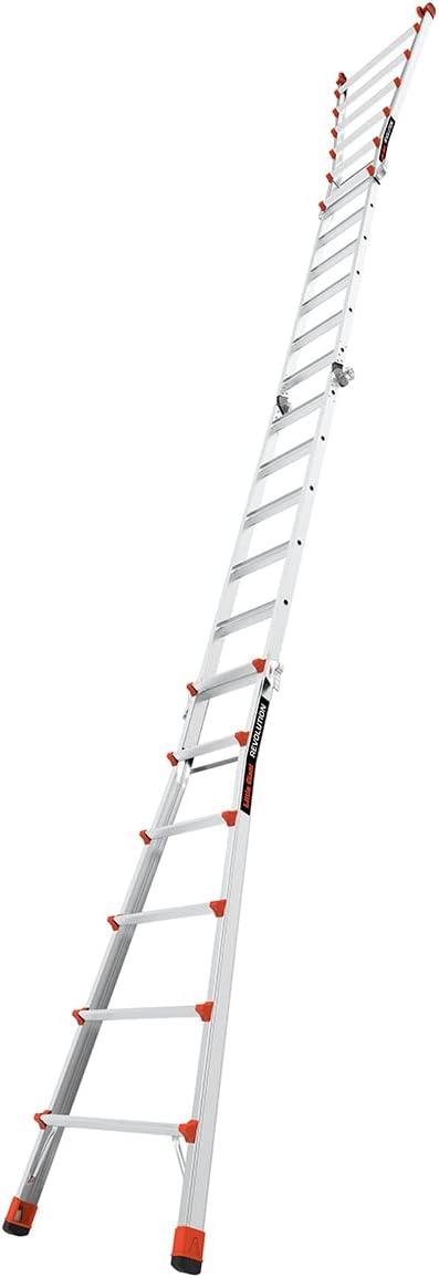 Little Giant Ladders Ladder,Aluminum,6 to 11 ft H,300 lb Cap 13126-001