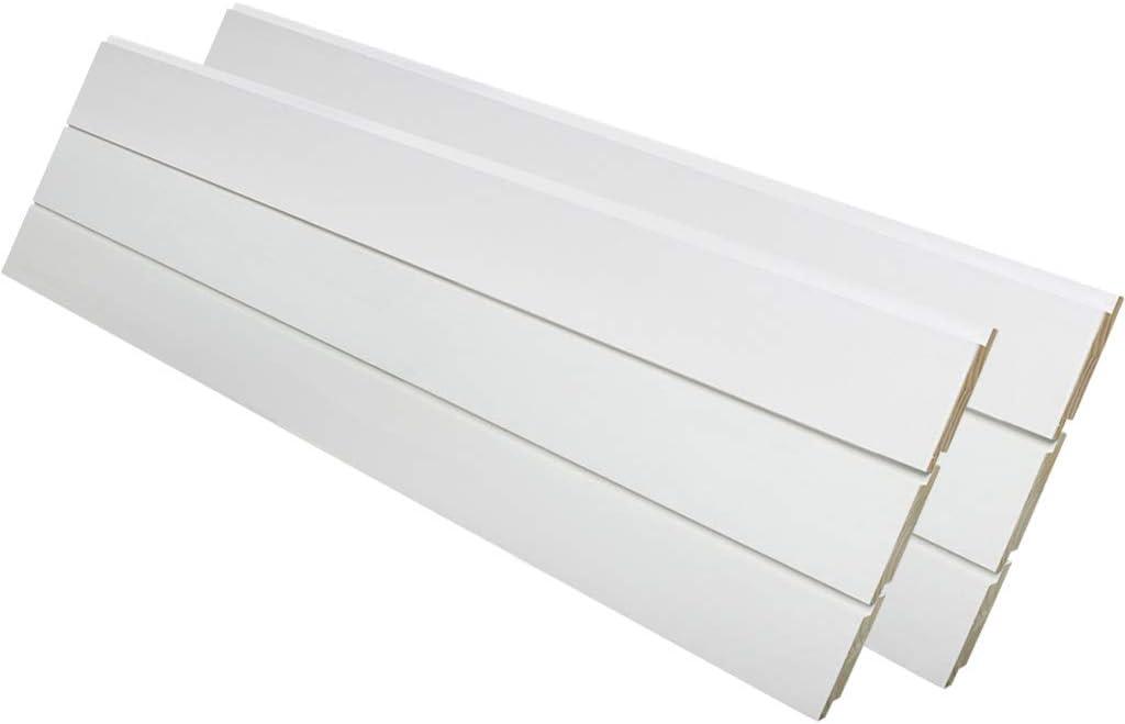 Kimberly Bay 7.25" x 84" Shiplap Wall Paneling in Primed White