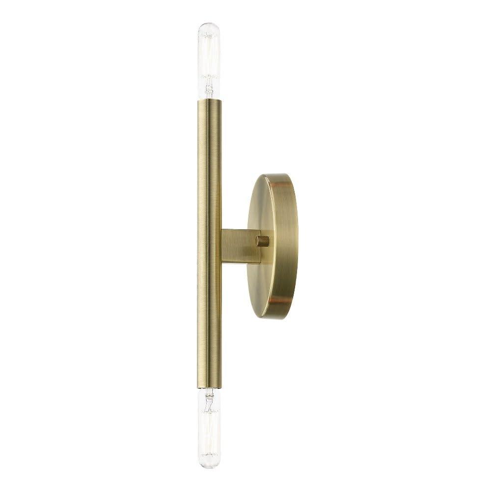 Livex Lighting Copenhagen 2 - Light Wall Light in  Antique Brass