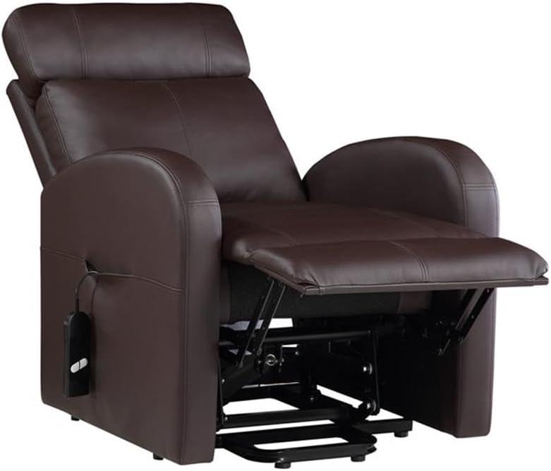 Ricardo 28.4" Wide Faux Leather Power Lift Assist Standard Recliner