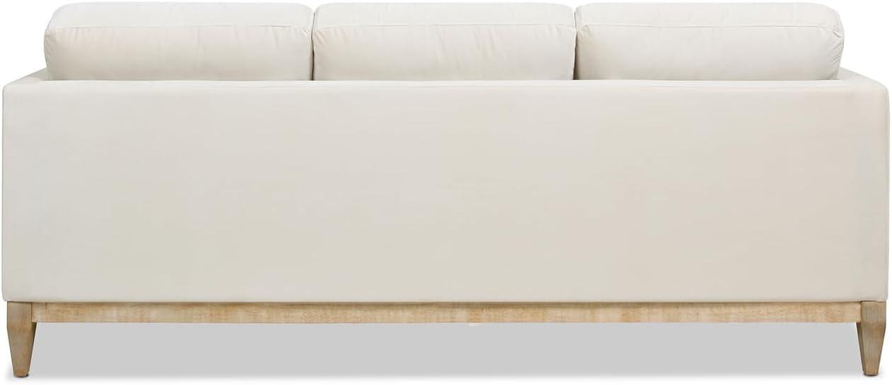 Jennifer Taylor Home Knox 84" Modern Farmhouse Sofa French Beige