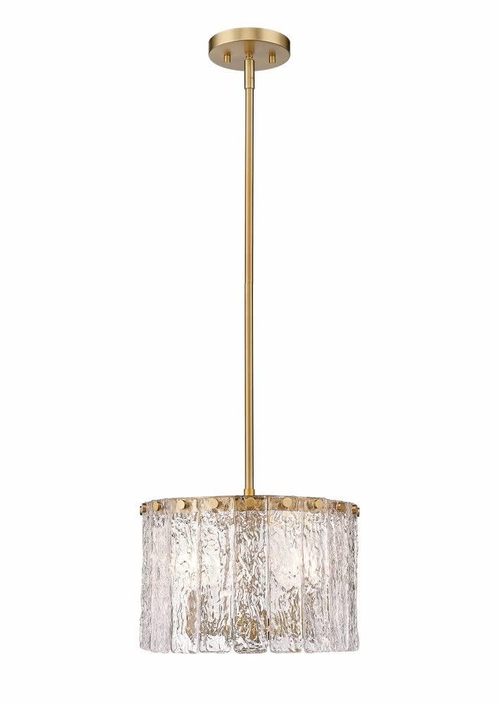 Z-Lite Glacier 3 - Light Pendant in  Modern Gold