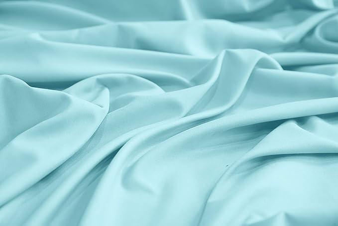 Mezzati Brushed Microfiber Fitted Sheet - Ultra Soft and Lightweight for Ultimate Sleep Comfort, Wrinkle Free and Color Fade Resistant (Brown, Queen)