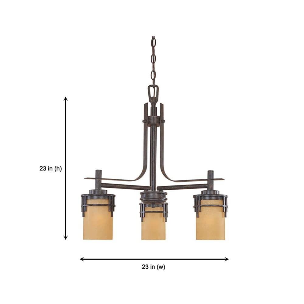 Millwood Pines Caleigh 3 - Light Steel Dimmable Classic / Traditional Chandelier