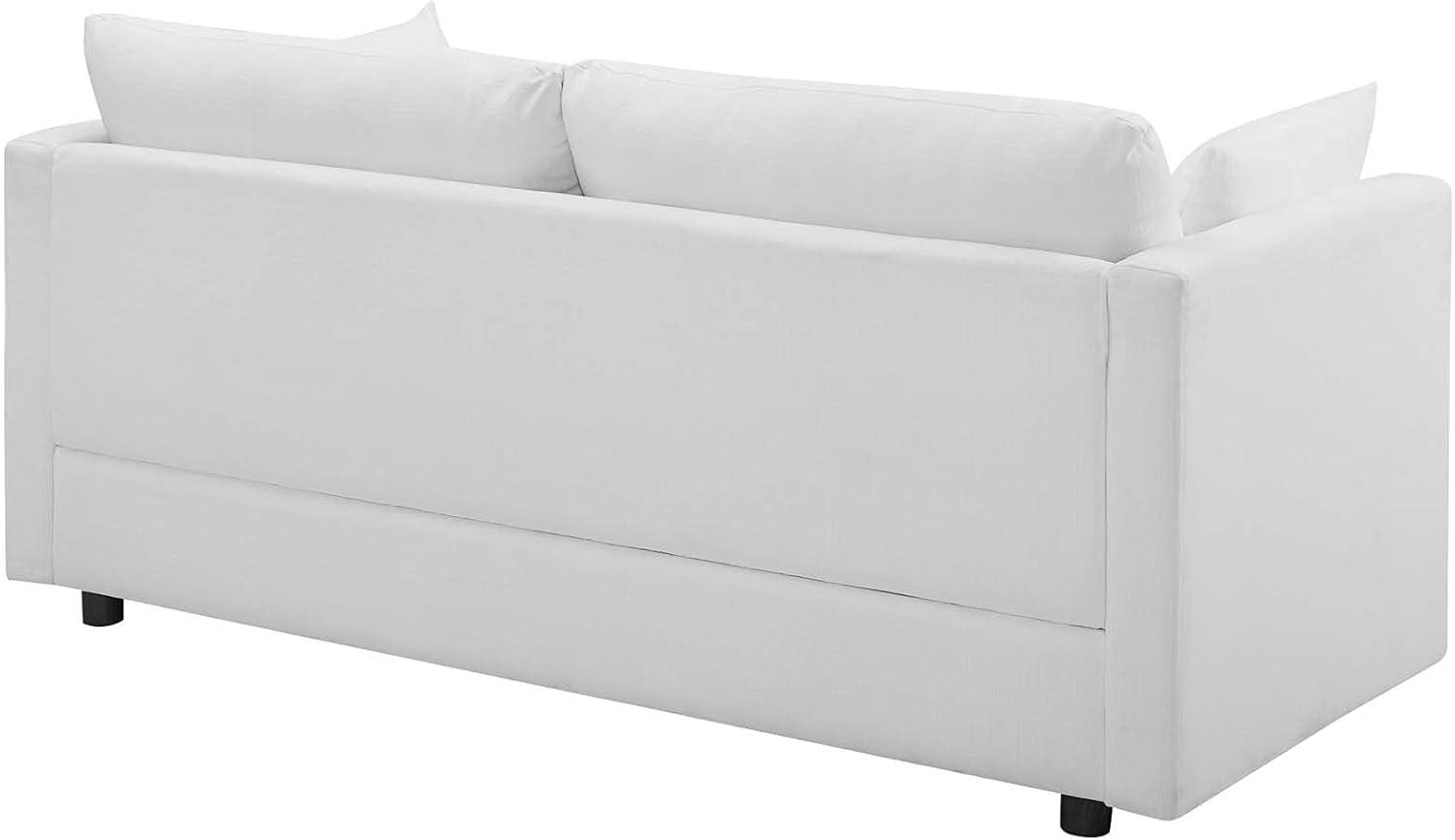 Modway Activate Upholstered Fabric Sofa - White