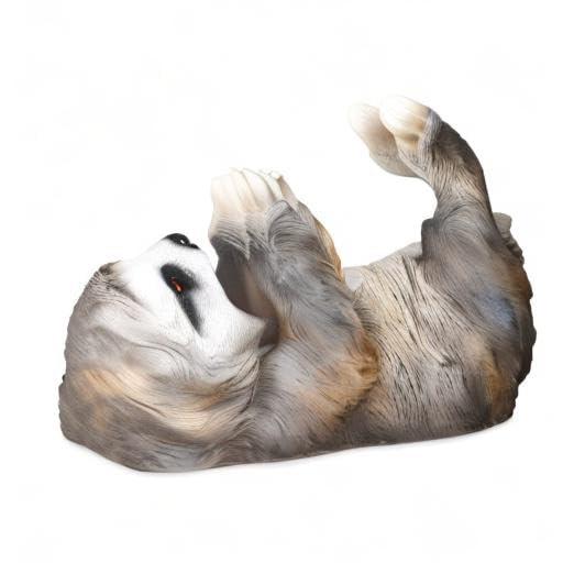 True Sloth Polyresin Wine Bottle Holder Holds 1 Standard Wine Bottle, Grey