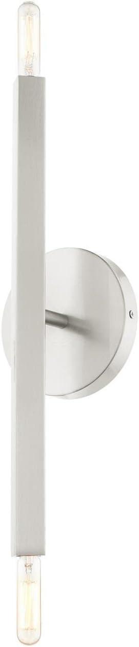 Livex Lighting Moco 2 - Light Wall Light in  Brushed Nickel