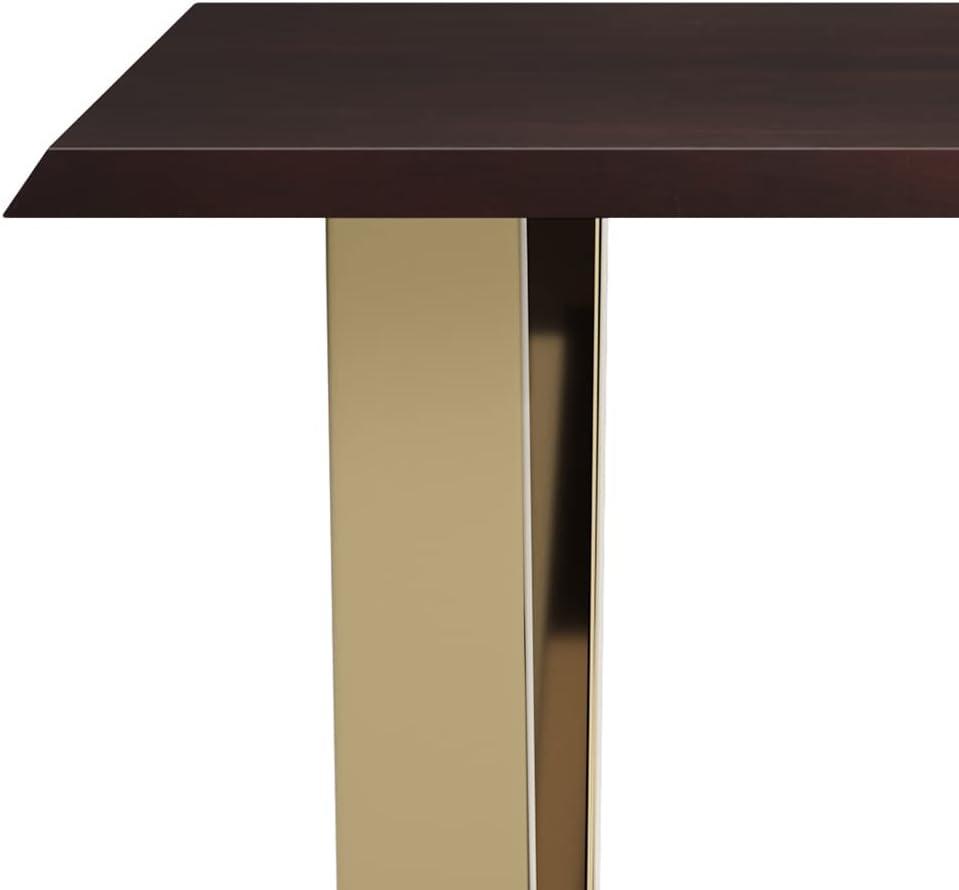 Simpli Home Lewis Solid Wood Bench